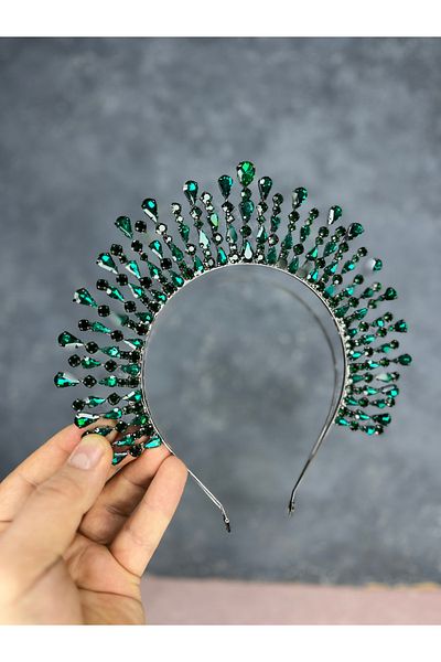 Hayalperest boncuk Ayas High Party Bridal Henna Crown