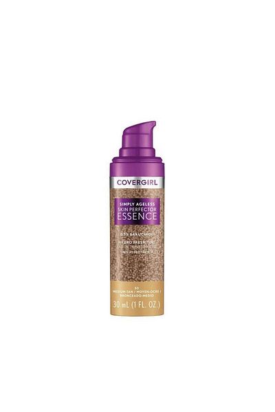 LEADING LINES CoverGirl Simply Ageless Skin Perfector Foundation, 50 Medium Tan - 30ml