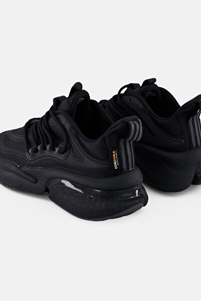 adidas Women Alpha Boost V1 Lace Up Running Shoes, Black