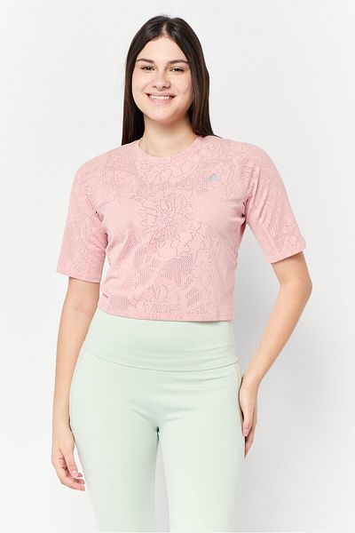 adidas Women Sportswear Fit Long Sleeve Outdoor Top, Pink