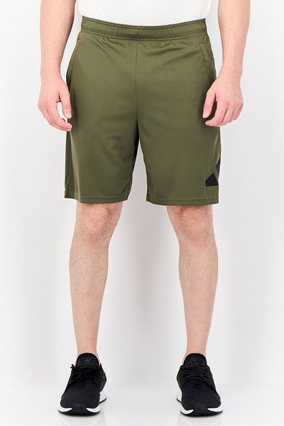 adidas Men Sportswear Fit 9 Inseam Training Shorts, Olive