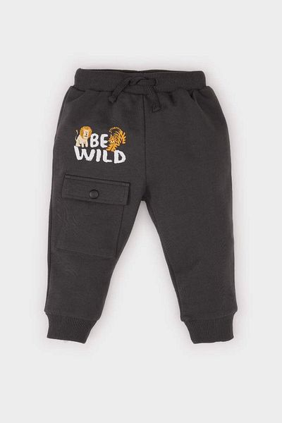 DeFacto New Season Baby Boy Printed Sweatpants with Elastic Waist