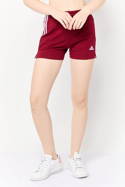 adidas Women Sportswear Fit Outdoor Shorts, Maroon
