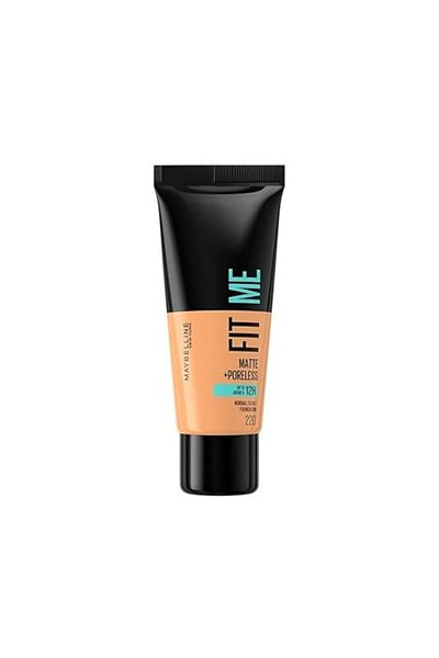 LEADING LINES Maybelline New York Fit Me Matte & Poreless Foundation - 220 Natural Beige - 30 ml
