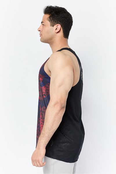 adidas Men Sportswear Fit Brand Logo Training Vest, Black