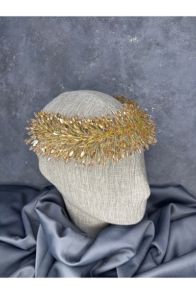 Hayalperest boncuk Salba Bridal Henna Crown and Hair Turban Accessory