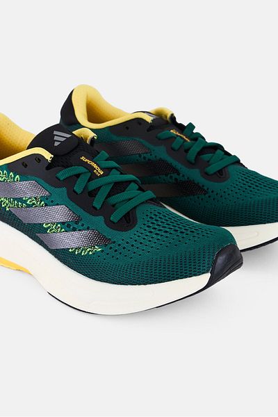 adidas حذاء جري رجالي Supernova Rise Earth Day برباط، باللون الأخضر