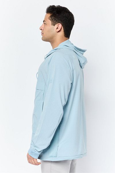 adidas Men Sportswear Fit Long Sleeve Half-zip Outdoor Jacket, Magic Grey