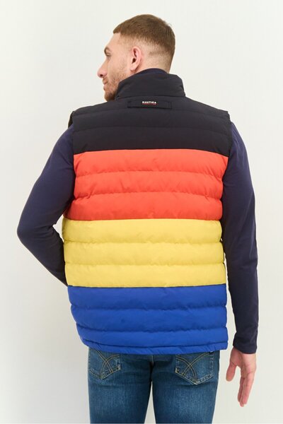 NAUTICA COMPETITION Men Sportswear Fit Sleeveless Training Jacket Vest, Black