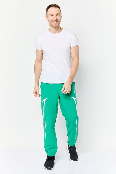 adidas Men Regular Fit Training Straight Leg Trackpants, Green