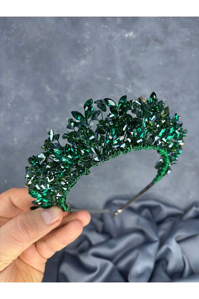 Hayalperest boncuk Nature Beaded Bridal Henna Crown Bridal Hair Accessory
