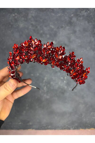 Hayalperest boncuk Umay Bead Embroidered Bridal Henna Crown