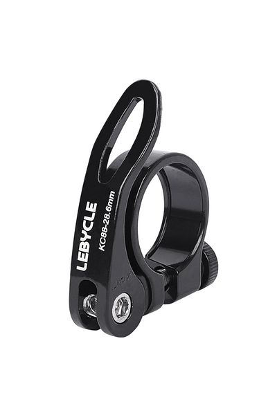 LeBycle Black 28.6mm Mtb Road Bicycle Quick Release Seatpost Clamp Bike 28.6mm 31.8mm 34.9mm Seat Po