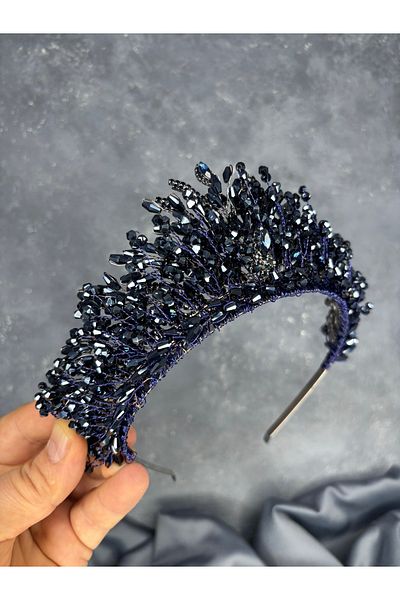 Hayalperest boncuk Livan Beaded Bridal Henna Crown Hair Accessory