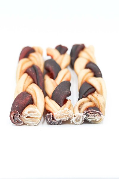 Eva & Wall-e Köpek Ödülü | Örgülü Doğal Kolajen Çubuk Köpek Kemiği Özel Seri | Uzun Süre Çiğneme Kemiği