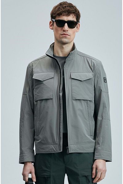 Lufian Πράσινο εποχιακό ανδρικό παλτό Scott 111120066