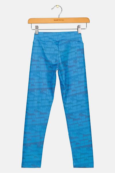 adidas X Lego Kids Girl Sportswear Fit Training Leggings, Blue