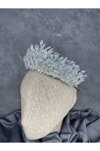 Hayalperest boncuk Livan Beaded Bridal Henna Crown Hair Accessory