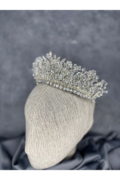 Hayalperest boncuk Livan Beaded Bridal Henna Crown Hair Accessory