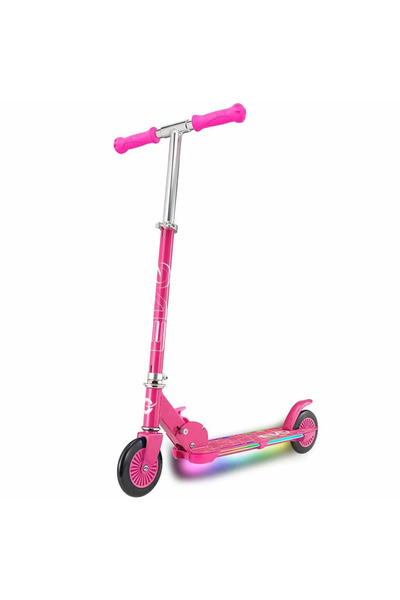 paraply Evo 2 Tekerlekli Flash Işıklı Pembe Scooter Kız Çocuk Erkek Çocuk Oyu...