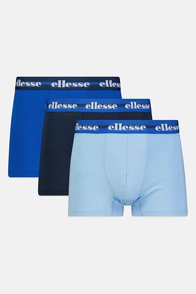 Ellesse مجموعة من 3 سراويل داخلية بشعار العلامة التجارية للرجال، متعددة الألوان