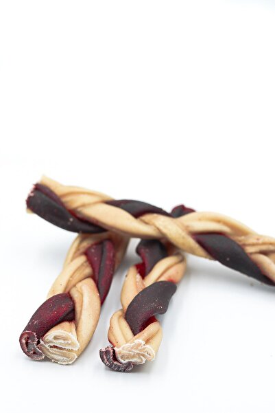 Eva & Wall-e Köpek Ödülü | Örgülü Doğal Kolajen Çubuk Köpek Kemiği Özel Seri | Uzun Süre Çiğneme Kemiği