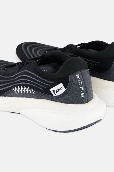 adidas X Parley Women Supernova Lace Up Running Shoes, Black