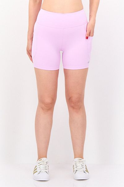 adidas Women Tight Fit 5 Inch Inseam Training Shorts, Lilac