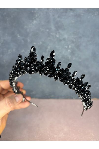 Hayalperest boncuk Likya Bead Embroidered Bridal Henna Crown