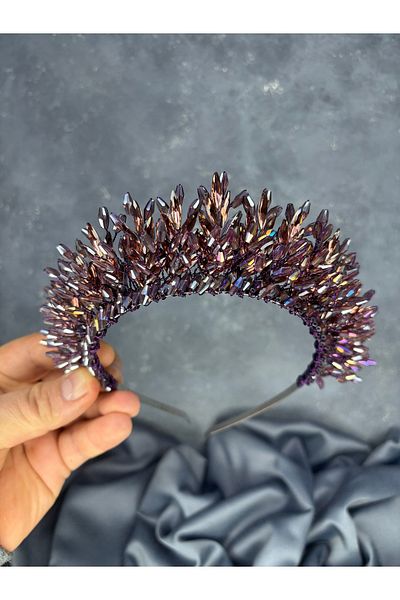 Hayalperest boncuk River Beaded Bridal Henna Crown Hair Accessory