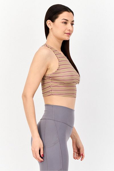 adidas Women Sportswear Fit Sleeveless Training Top, Multicolour