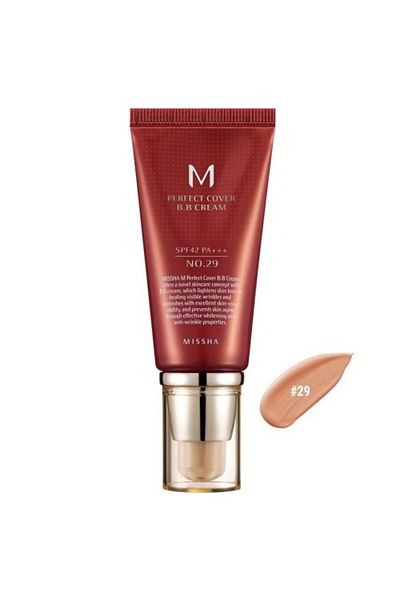 Missha بي بي كريم ام لتغطية مثالية كراميل بيج 29 من ميشا 50مل