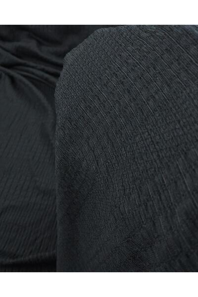 Kumaş Parça Чорний джерсі з бурштиновим відтінком (ширина 160 см, довжина 250...