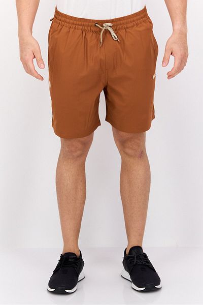 Hurley Men Sportswear Fit 7 Length Training Shorts, Bright Brown