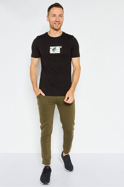 Puma Men Sportswear Fit Short Sleeves Training T-Shirt, Black