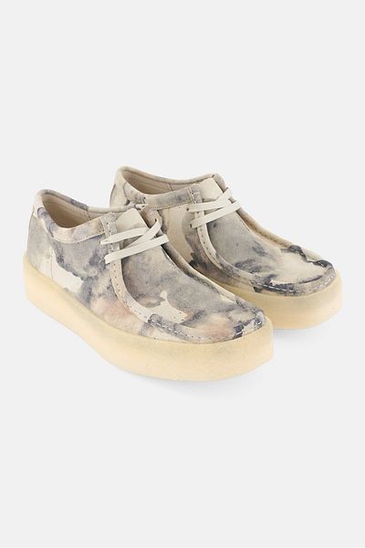 CLARKS Men Standard Wallabee Cup Lace Up Casual Shoes, Multicolor