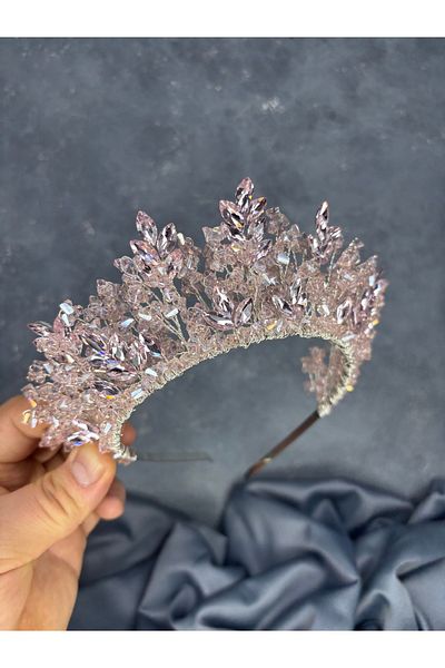 Hayalperest boncuk Nature Beaded Bridal Crown Henna and Hair Accessory