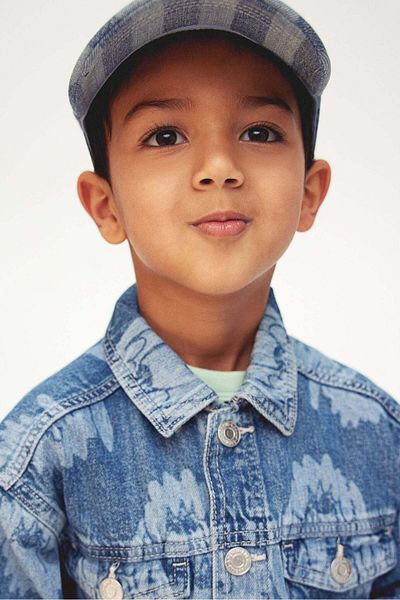 H&M Printed denim jacket