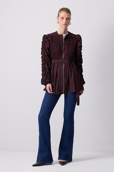 Touché Privé Drawstring Zipper Jacket