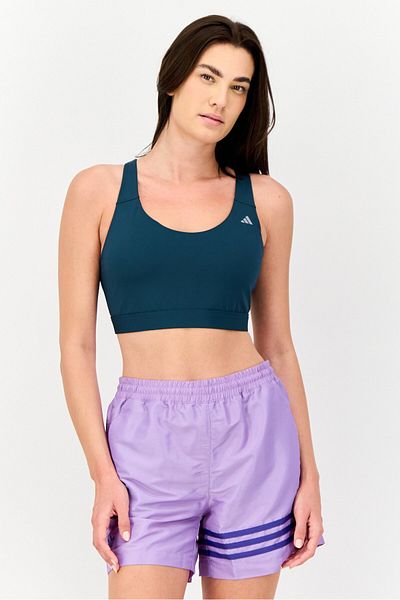 adidas Women Padded Sports Bra, Teal Green