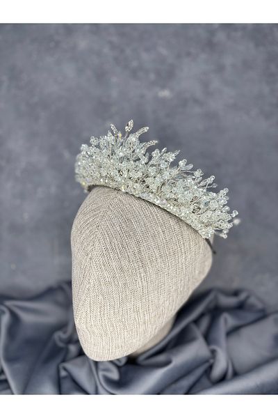 Hayalperest boncuk Livan Beaded Bridal Henna Crown Hair Accessory