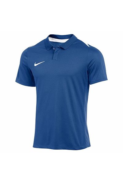 Nike Dri-Fit Academy 24 Blue Men's Football Polo T-Shirt Personify Sleeve Fd7600-467