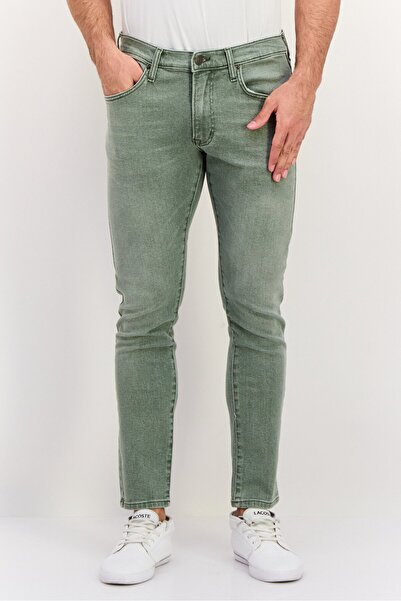 Lee Men Slim Fit Washed Stretchable Jeans, Faded Khaki