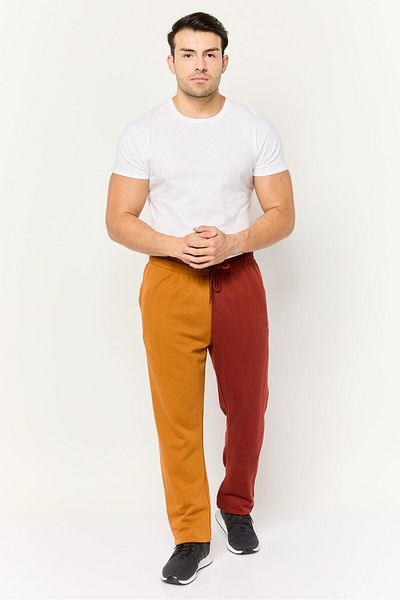 Levi's Men Regular Fit Two Tone Jogger Pants,brown