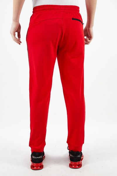 Scuderia Ferrari Men Sportswear Fit Running Jogger Pants, Red/black