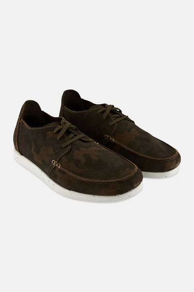 CLARKS Men Standard Shacrelite Lace Up Casual Shoes, Green