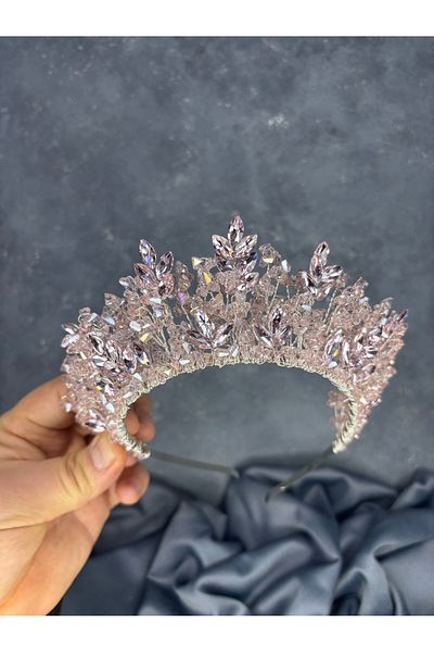 Hayalperest boncuk Nature Beaded Bridal Crown Henna and Hair Accessory