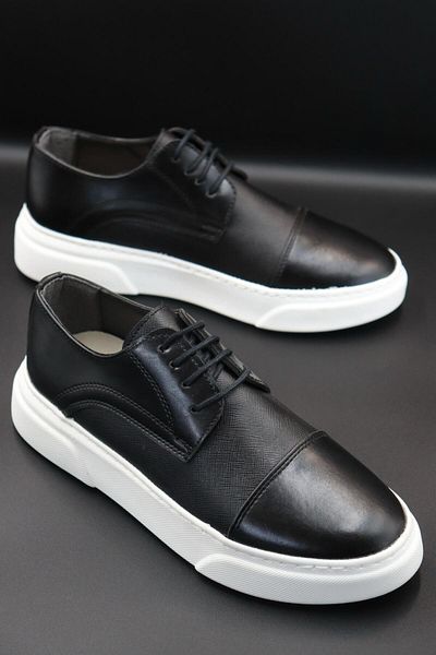 Sanvio Tarzkar Men's Black Casual Flexible Comfortable Stitched Lightweight Eva Sole Walking Guaranteed Sports Shoes Sneakers