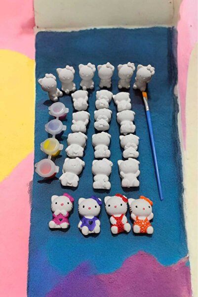 Can Tasarım Evi Çocuk Gelişimi Taş Boyama Seti Hello Kıty Taş Boyama Seti 18 ...