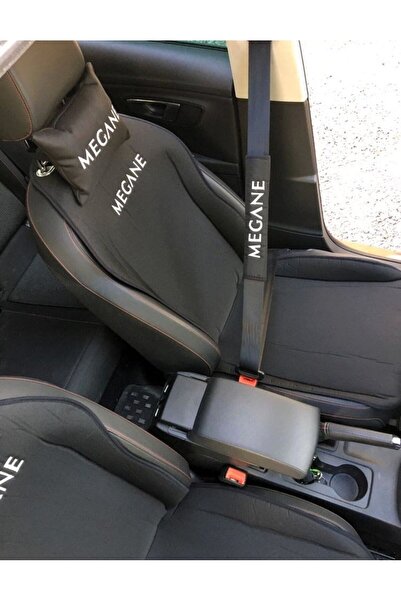 STİLİX GARAGE RENAULT MEGANE Бродирана предна двойна възглавница за кола 2 въ...